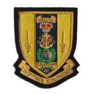 41 Commando Royal Marines wire blazer badge